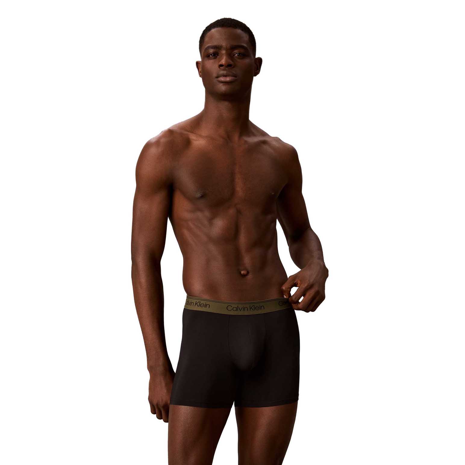 Calvin Klein Microfiber Stretch Boxer Briefs - 3 Pack